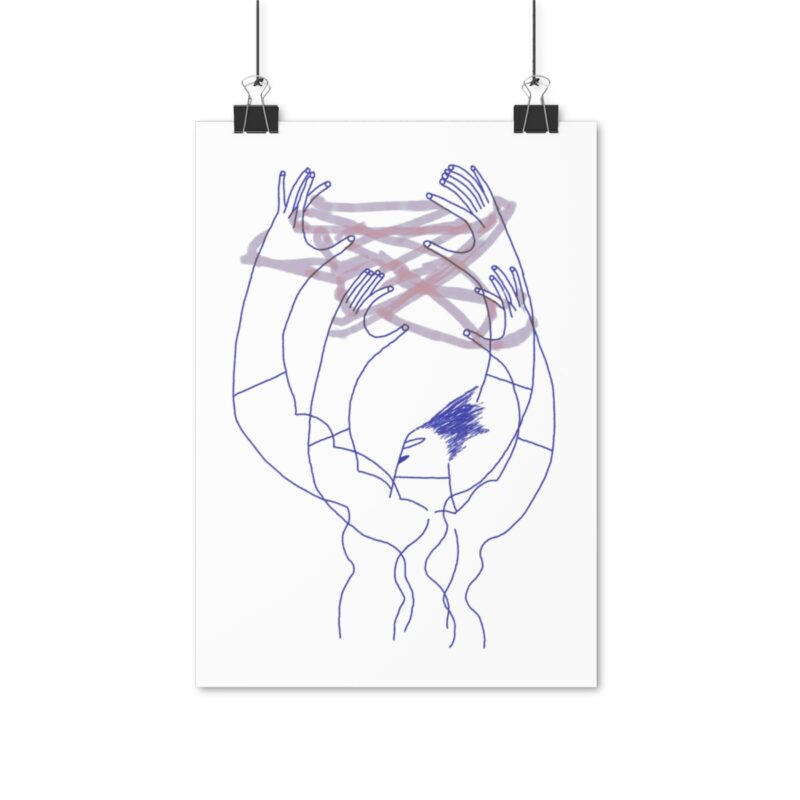 Cats Cradle Artprint A3