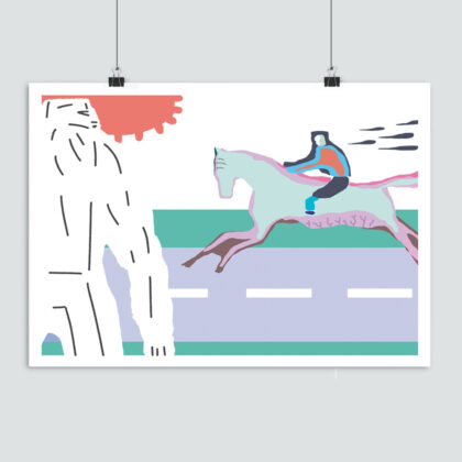 Print Pursuit A1 hanging