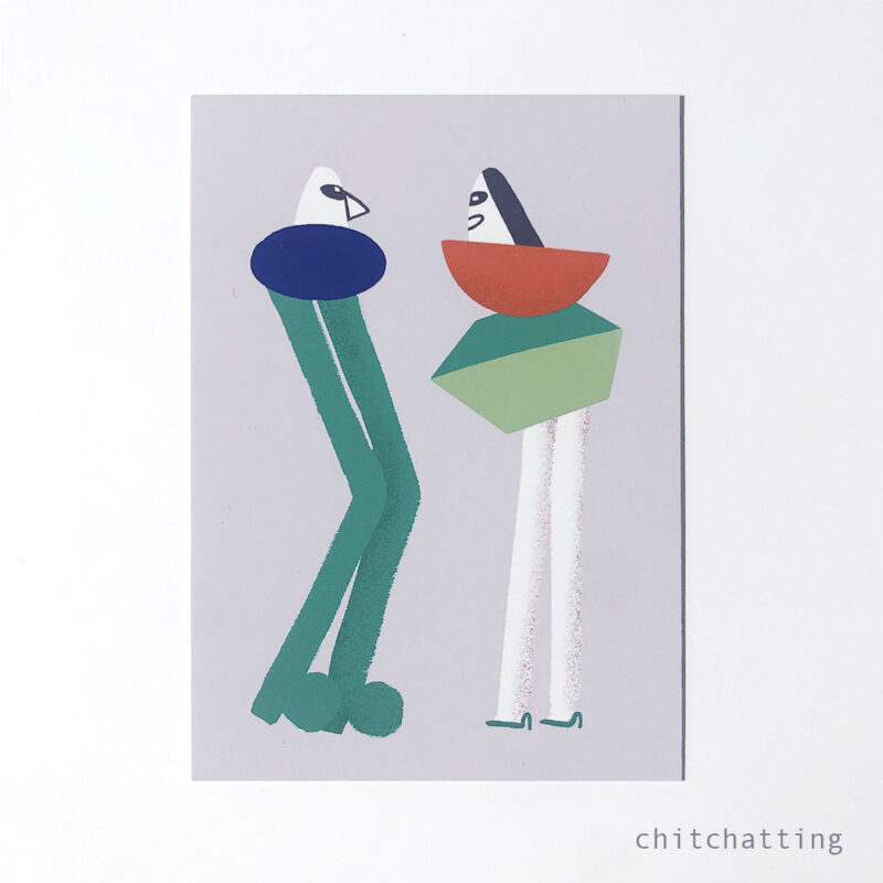 Chichatting Postcard