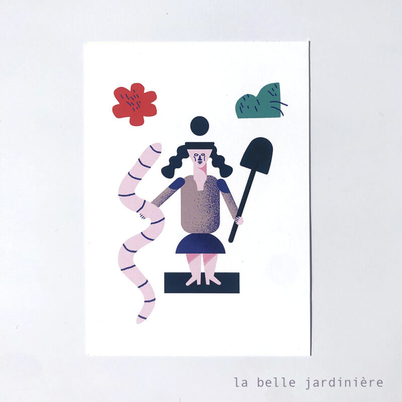 La Belle Jardeniere Postcard